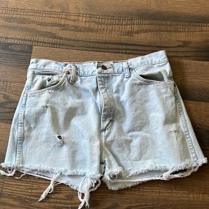 Wrangler jean shorts